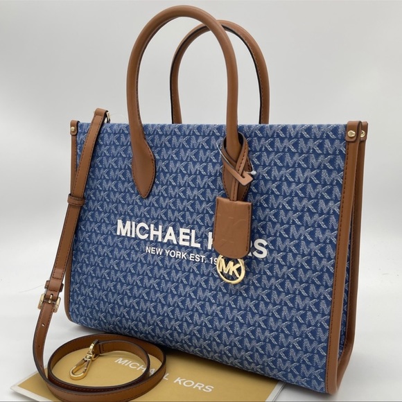 Michael Kors Medium Mirella Tote Bag Leather - Picture 2 of 9